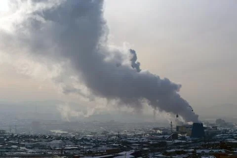 Atmospheric pollution Stock Photos
