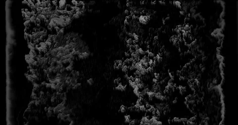 Atmospheric Smoke, Dark Storm Clouds, Overcast, Dramatic Sky Film Grain Stock Footage 119113711