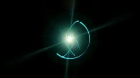 Atom animation Stock Footage 10598160