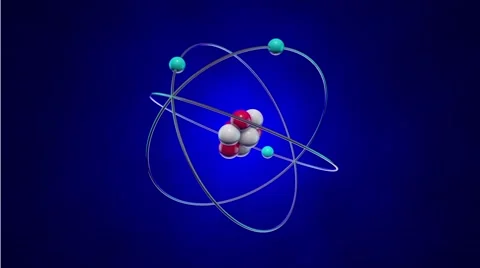 Atom animation | Stock Video | Pond5
