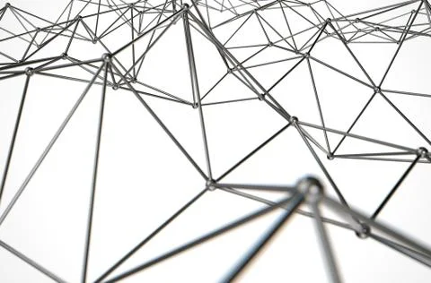 Atom Array Abstract Stock Illustration