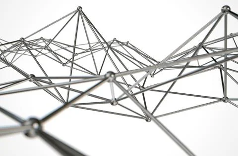 Atom Array Abstract Stock Illustration