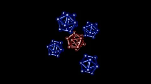 Atom array glass Stock-Footage 99441766