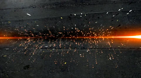 Atom. Circuit of safety. Precautionary measures. Stock Footage 61507706