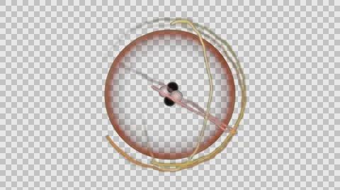 Atom, classic look Stock Footage 65936717