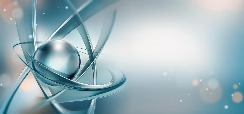 Atom close up Stock Illustration
