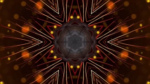 Atom Collide Kaleidoscope Stock Footage 246367756