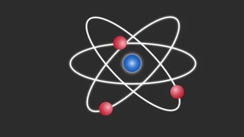 Atom concept Video stock 262446058