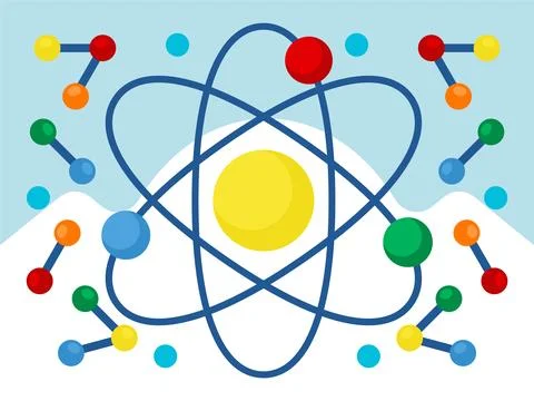 Atom Concept Illustration Stock Illustration