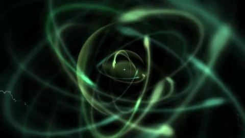 Atom.  Decay reaction Stock Footage 75186475