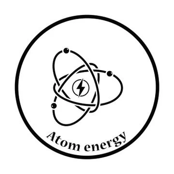 Atom energy icon Stock-Illustration