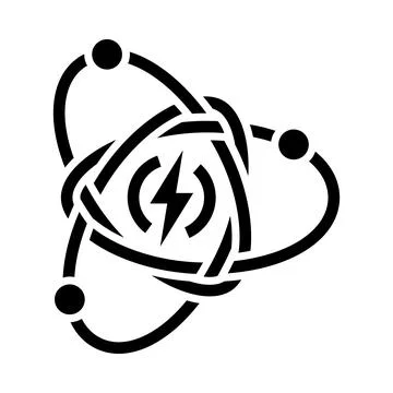Atom Energy Icon Stock Illustration