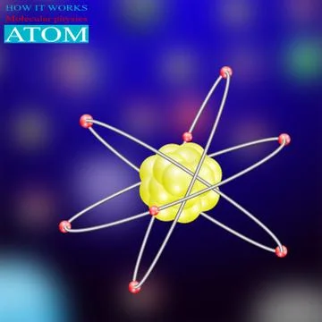 ATOM ENERGY Stock Illustration