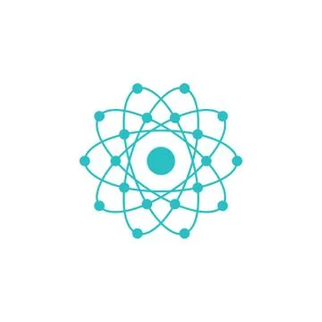 Atom global with electrons. vector design イラスト素材