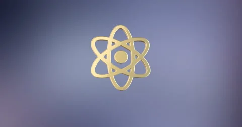 Atom Gold Stock Footage 67263099