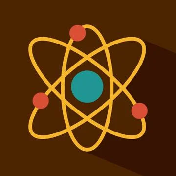 Atom graphic design , vector illustration Stock Illustration