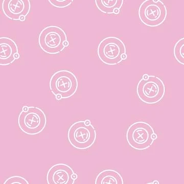 Atom hydrogen line vector seamless pattern Illustrazione stock