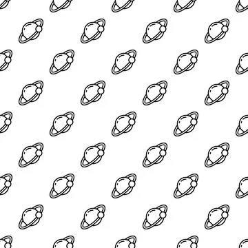 Atom icon chemical structure seamless pattern background イラスト素材