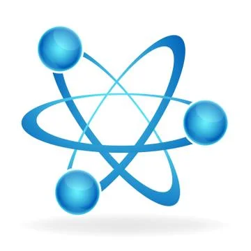 Atom icon Stock Illustration