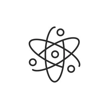 Atom Icon Stock Illustration