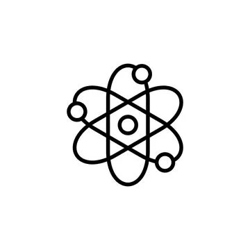 Atom icon Stock Illustration