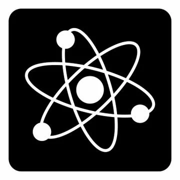 Atom Icon illustration Stock Illustration