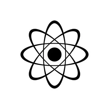 Atom Icon Mandala Style イラスト素材