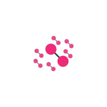 Atom Icon Vector Illustrazione stock