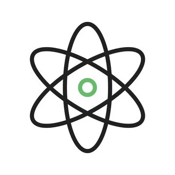Atom icon vector image. Stock-Illustration