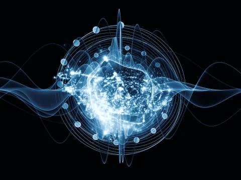 Atom Stock Illustration