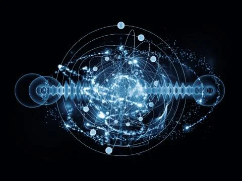 Atom Stock-Illustration