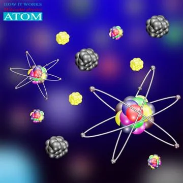 ATOM Stock Illustration