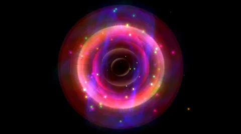 Atom light ray glow abstract 스톡 일러스트