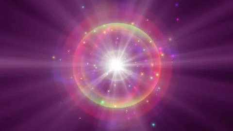 Atom light ray glow abstract 스톡 일러스트