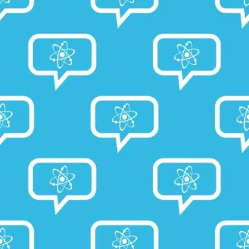 Atom message pattern Stock Illustration