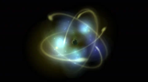 Atom. The model of the atom Stock Footage 59511988