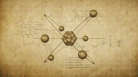 Atom model Vidéo 24728350
