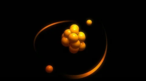 Atom model, physic, education, science. 動画素材 11285462
