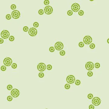 Atom molecular structure glyph seamless pattern イラスト素材