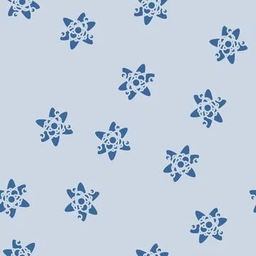 Atom molecular structure glyph vector seamless pattern イラスト素材