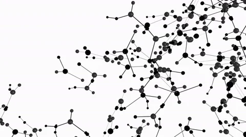 Atom molecule background animation. Stock Footage 51341564