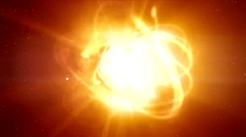 Atom particle 2 Stock Footage 50846590