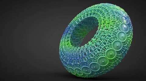 Atom particles structure isolated abstract abstract symbol of molecular ch... Stock Photos