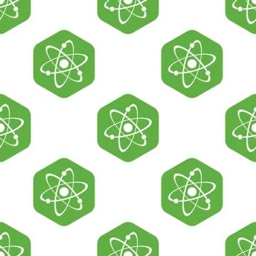 Atom pattern Illustrazione stock