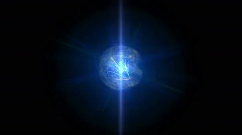Atom pulsing 4k Stock Footage 61106789