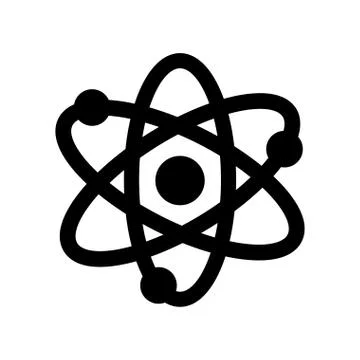Atom science molecule Stock Illustration