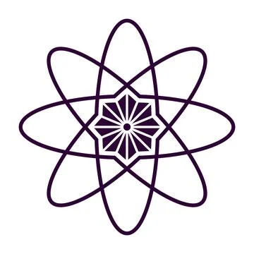 Atom Science Tech Logo Design vector icon Stock Illustration