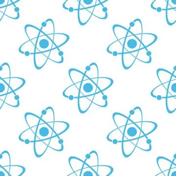 Atom seamless pattern イラスト素材