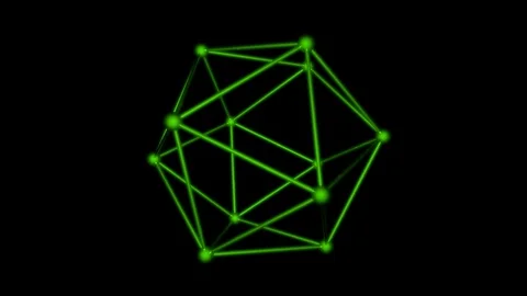 Atom spin green 스톡 동영상 99440964