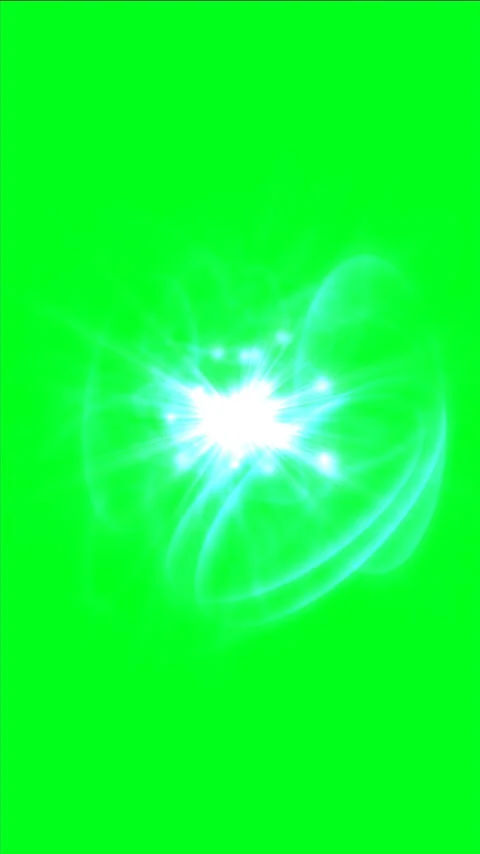 Atom Spinning With Nucleus And Electrons on green screen vertical video Stock Footage 246771332
